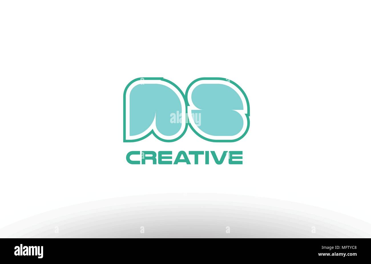 Gemeinsame joined Buchstabenkombination grün Pastell Buchstaben ns n s logo Icon Design Company Stock Vektor