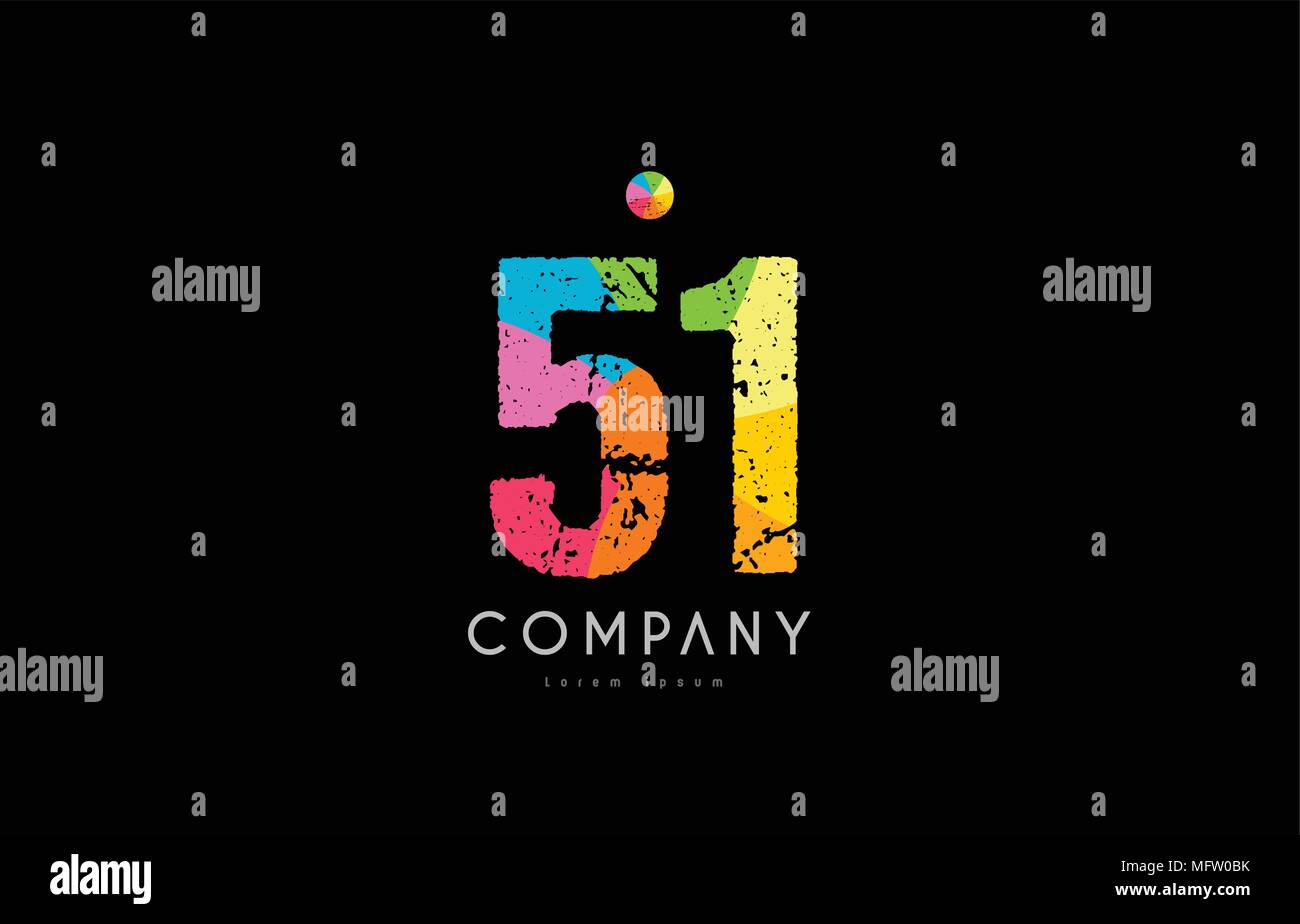 Number 51 Stock-Vektorgrafiken kaufen - Alamy