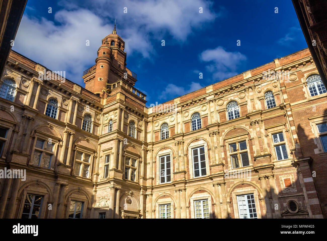 Hotel d'Assezat in Toulouse - Frankreich Stockfoto