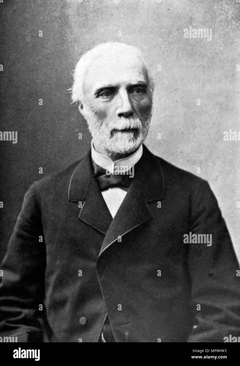 Charles de Freycinet, Charles Louis de Saulces de Freycinet (1828-1923), französischer Staatsmann und vier Mal Premierminister während der Dritten Republik. Stockfoto