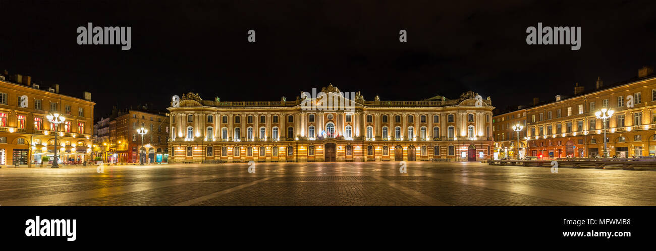 Place du Capitole in Toulouse - Frankreich Stockfoto