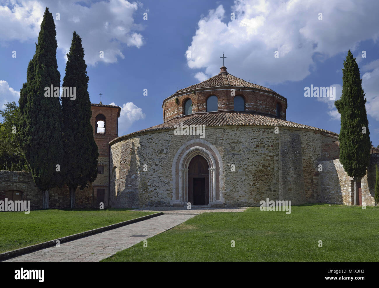 Perugia, Italien, San Michele Arcangelo Stockfoto