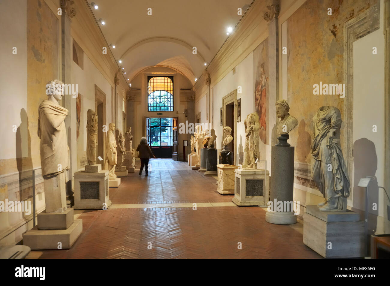 Die nationalen Römischen Museum, Thermen des Diokletian. Rom, Italien Stockfoto