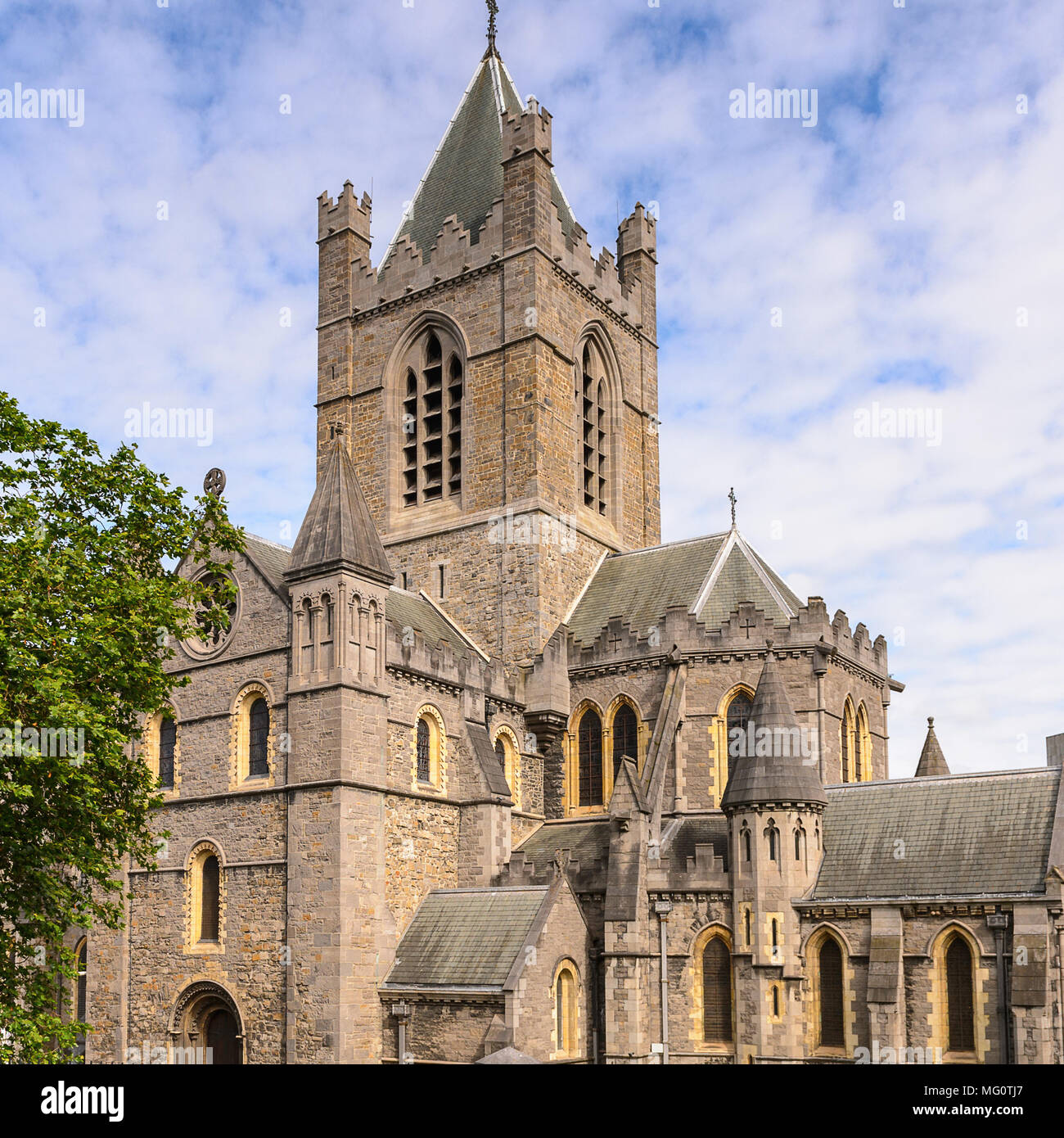 Christus Kirche ist die Kathedrale der Vereinten Diözesen Dublin und Glendalough und die eine der Kirchenprovinz der Vereinigten Provinzen Dubl Stockfoto