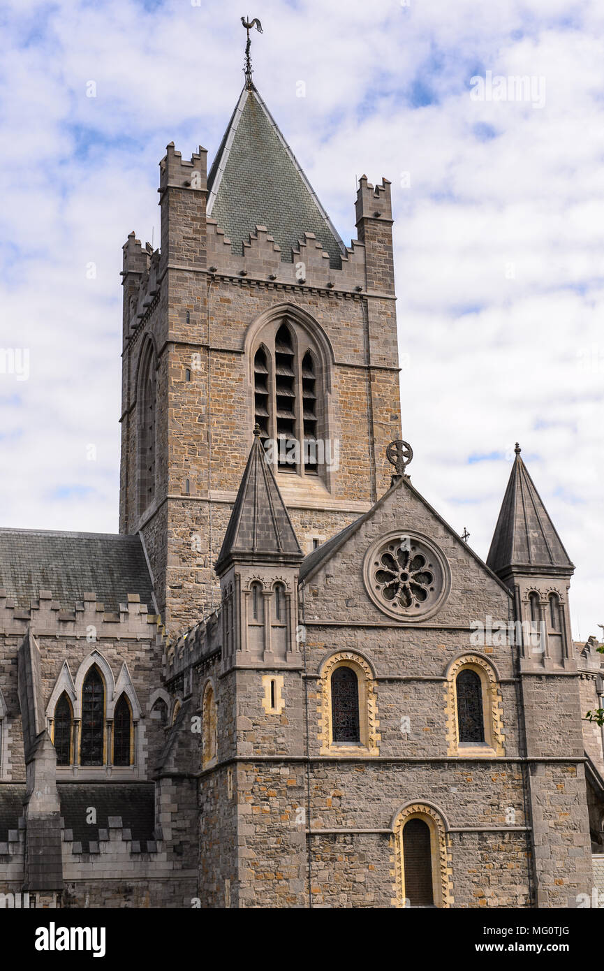 Christus Kirche ist die Kathedrale der Vereinten Diözesen Dublin und Glendalough und die eine der Kirchenprovinz der Vereinigten Provinzen Dubl Stockfoto