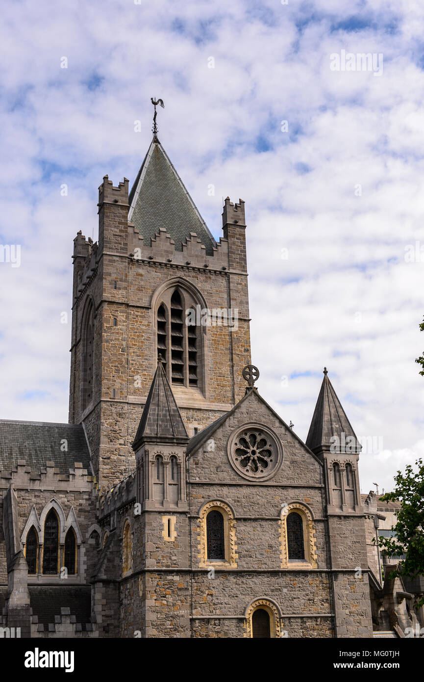 Christus Kirche ist die Kathedrale der Vereinten Diözesen Dublin und Glendalough und die eine der Kirchenprovinz der Vereinigten Provinzen Dubl Stockfoto