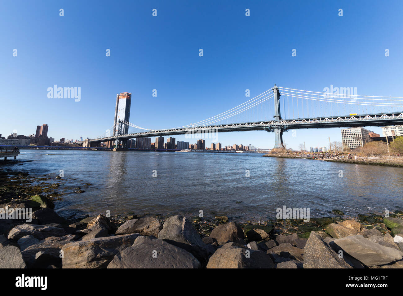 Manhattan Bridge, New York NY, 2018 Stockfoto