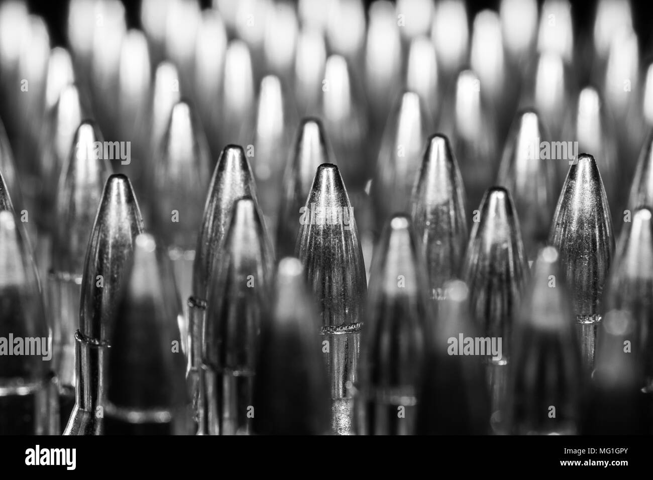 Büchsenpatronen Stockfoto
