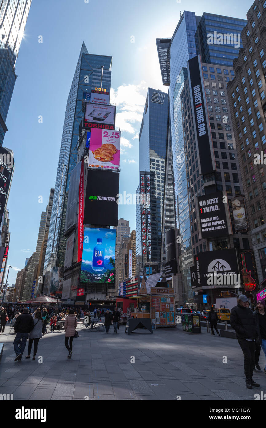 Manhattan, New York City Times Square Stockfoto