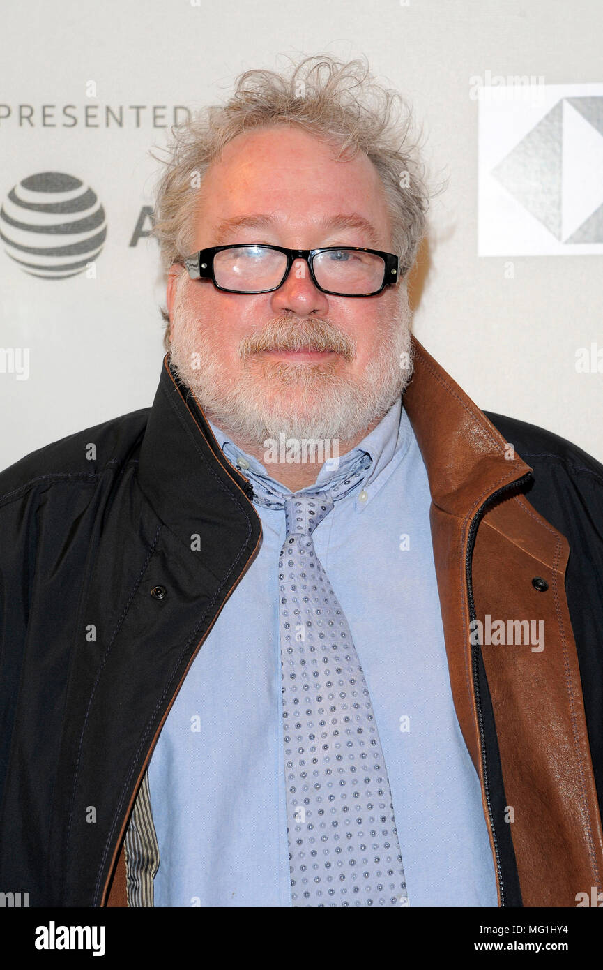 NEW YORK, NY - 21. April: Schauspieler Tom Hulce die Premiere von "Die Möwe" während des Tribeca Film Festival 2018 BMCC Tribeca PAC besucht am 21. April, Stockfoto