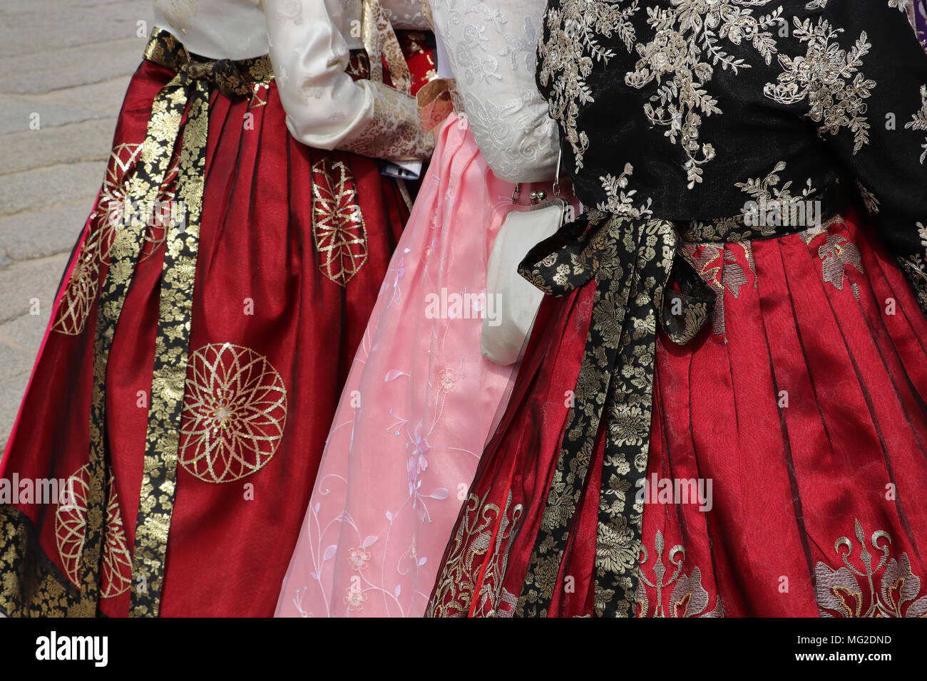 gold hanbok