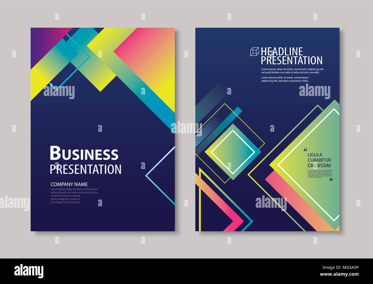 Abstrakte Gradient Modernen Geometrischen Flyer Und Poster Design Vorlage Hintergrund Verwenden Sie Fur Brochuer Buchcover Bericht Corporate Jahrliche Business Mag Stock Vektorgrafik Alamy