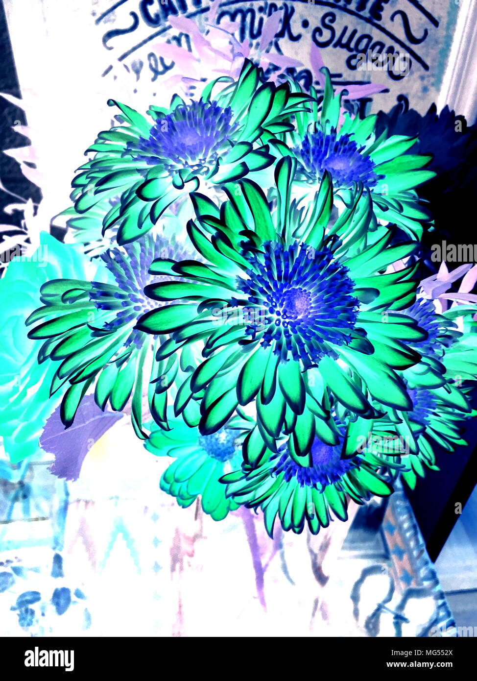 Blumenkunst Stockfoto