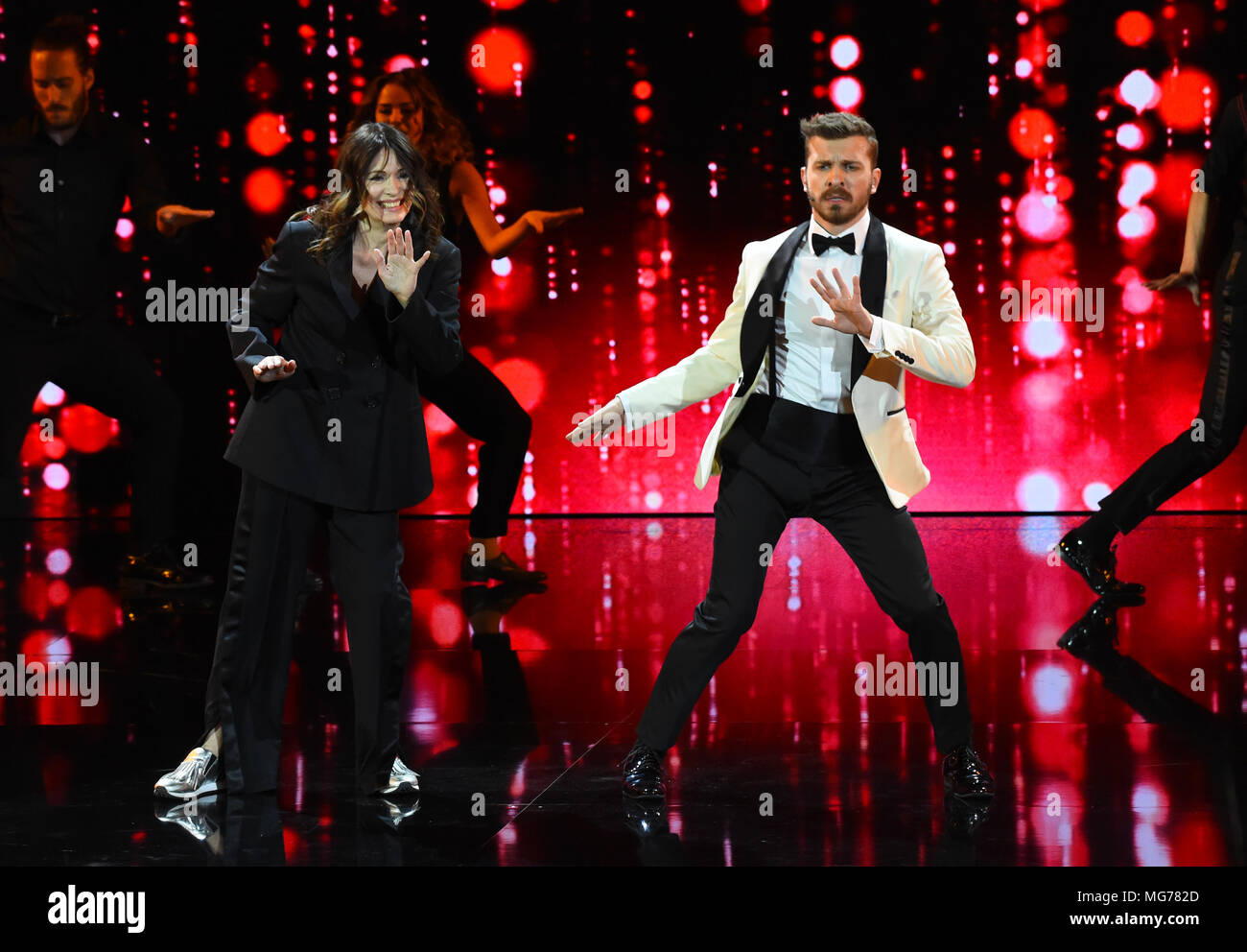 27 April 2018, Deutschland, Berlin 68. Deutscher Filmpreis, die LOLA