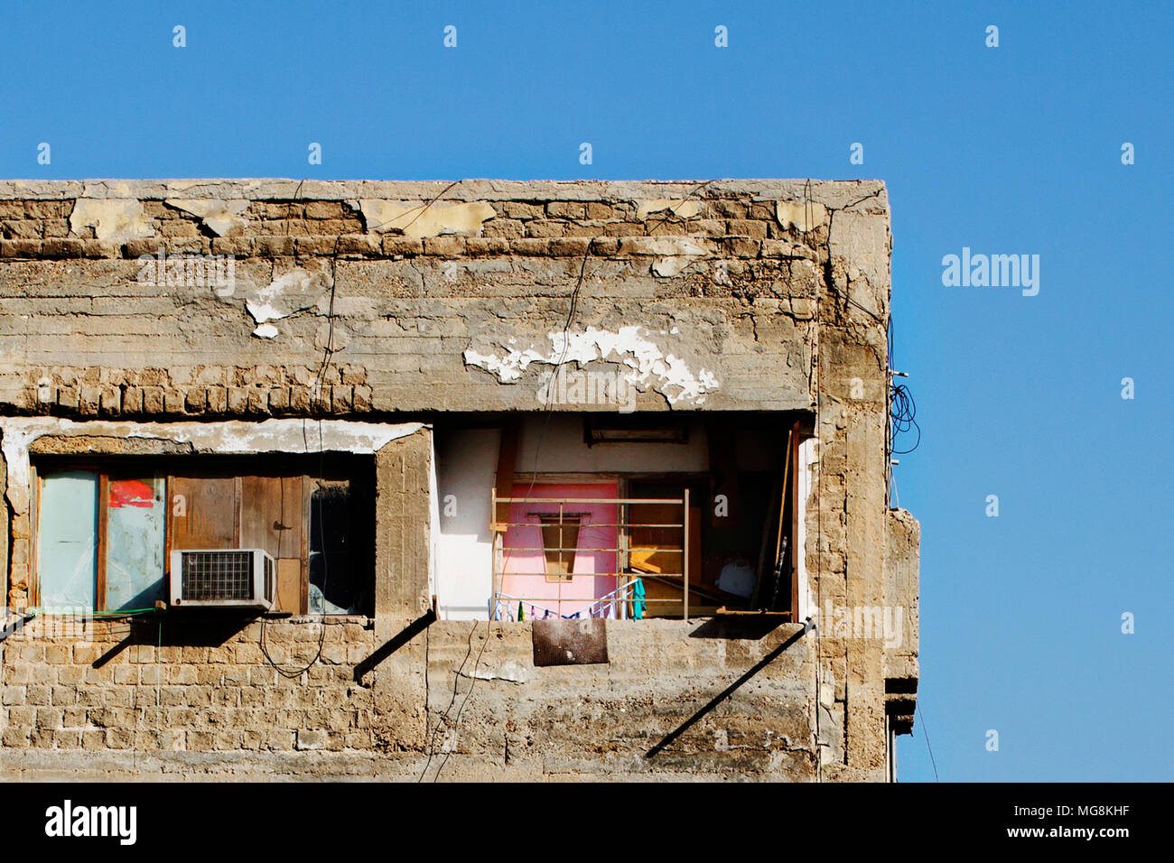 Ein Zuhause für die Arbeiter, Kuwait Stockfoto