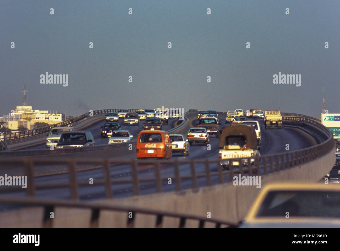 1990 s in Jeddah, Saudi-Arabien rush Stockfoto