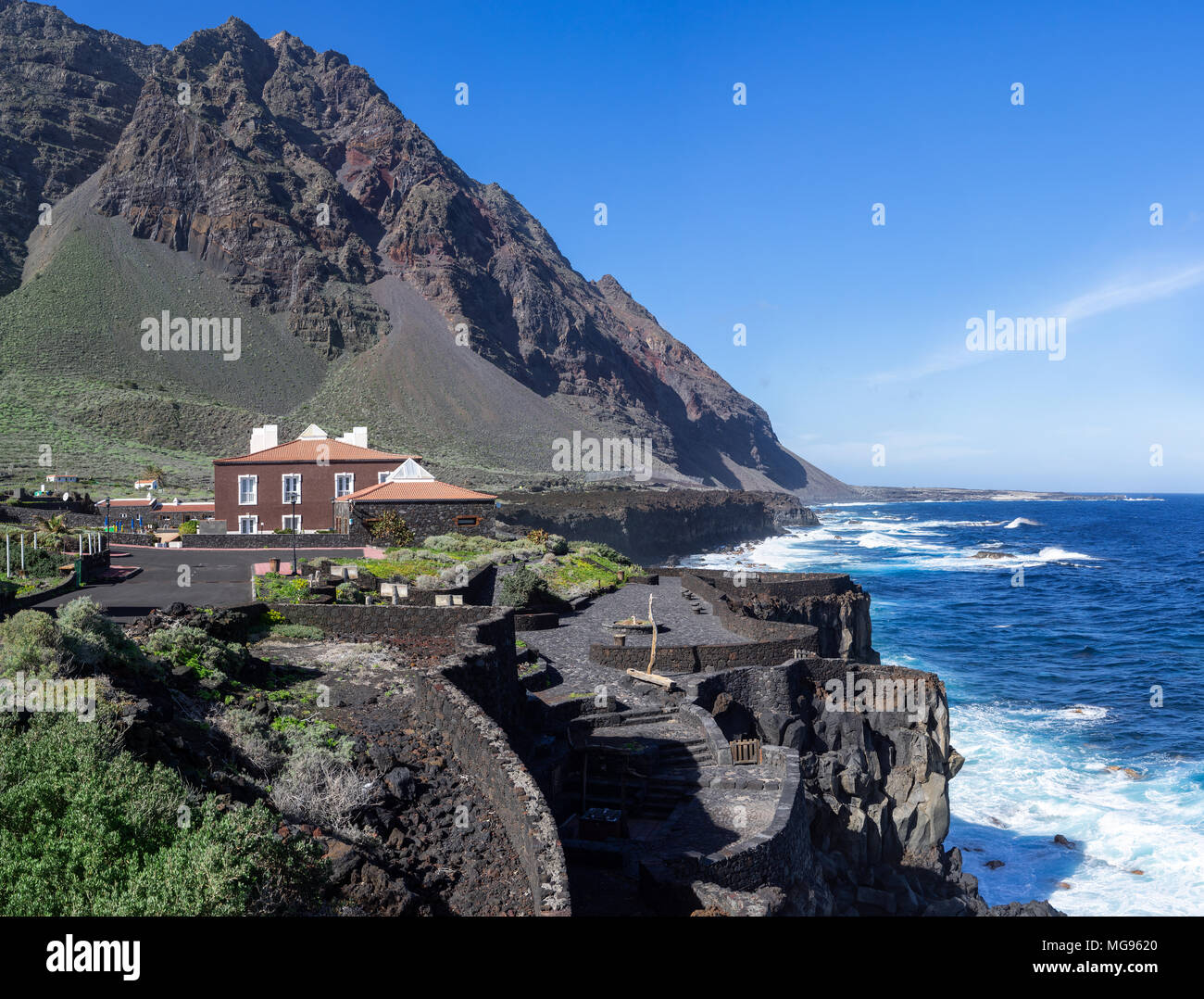 El Hierro - Pozo de la Salud Stockfoto