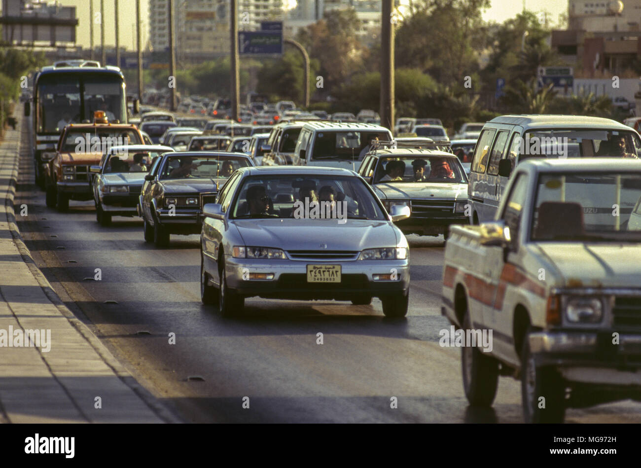 1990 s in Riad, Saudi-Arabien rush Stockfoto