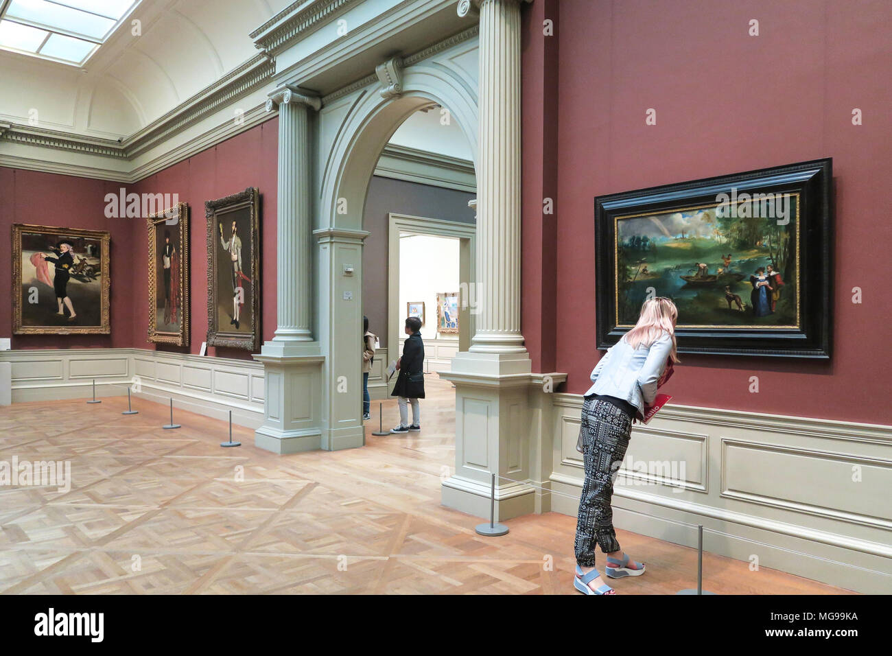 Gemälde im Metropolitan Museum of Art, New York, USA Stockfoto