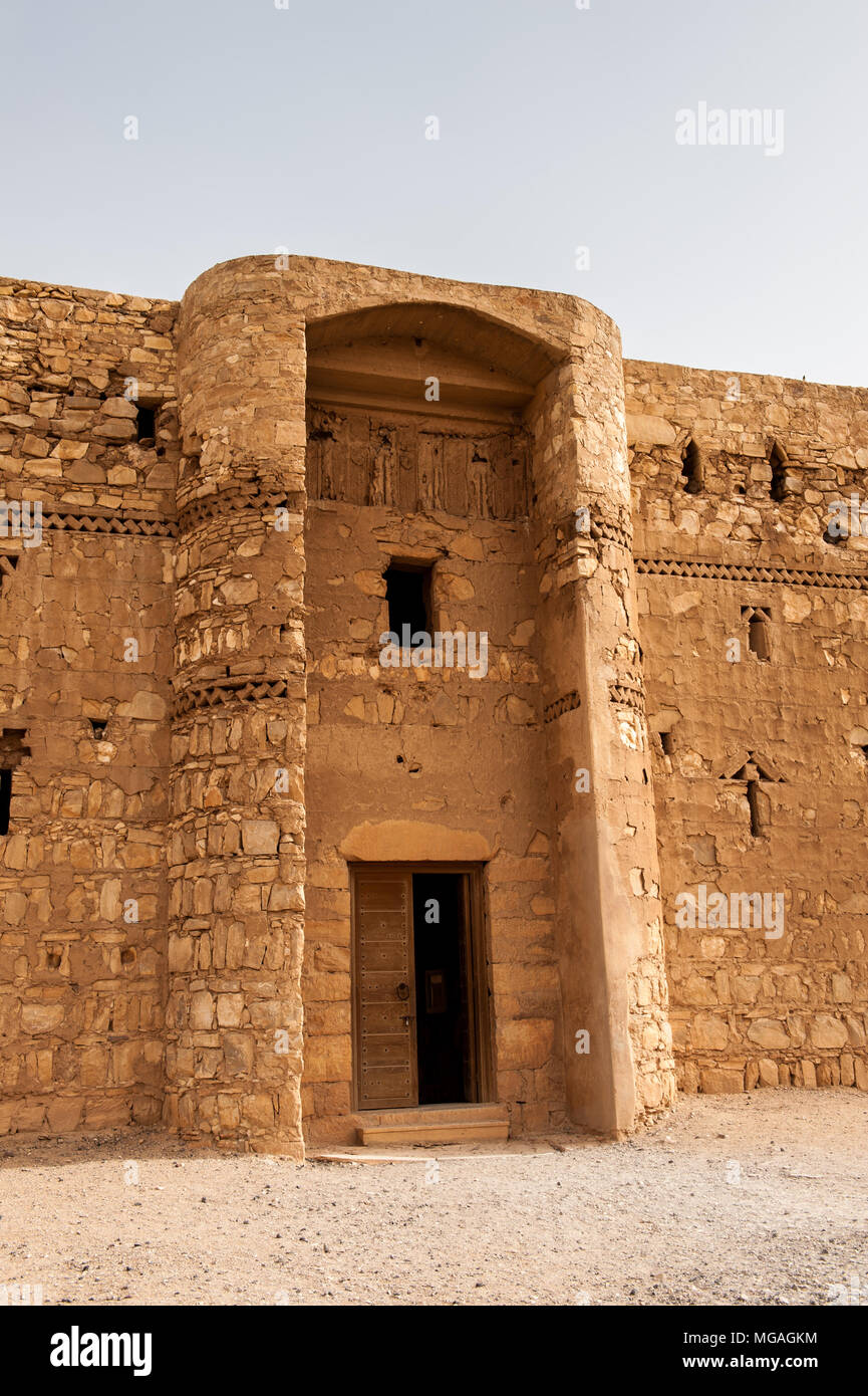 Qasr Kharana, einem der bekanntesten der Wüste Burgen im Osten Jordanien Stockfoto