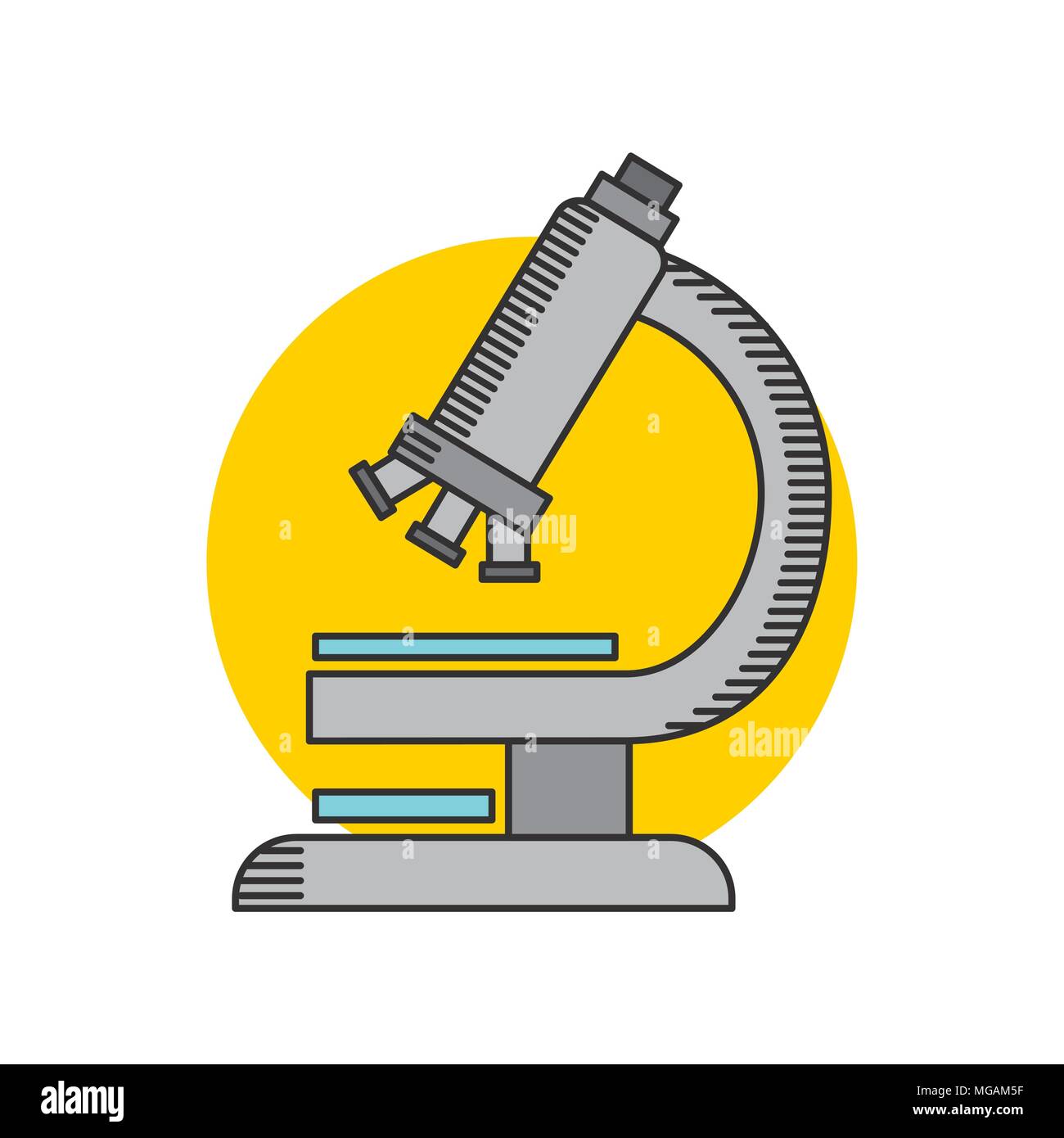 Science Lab Design, Vektor eps Abbildung 10 Grafik Stock Vektor
