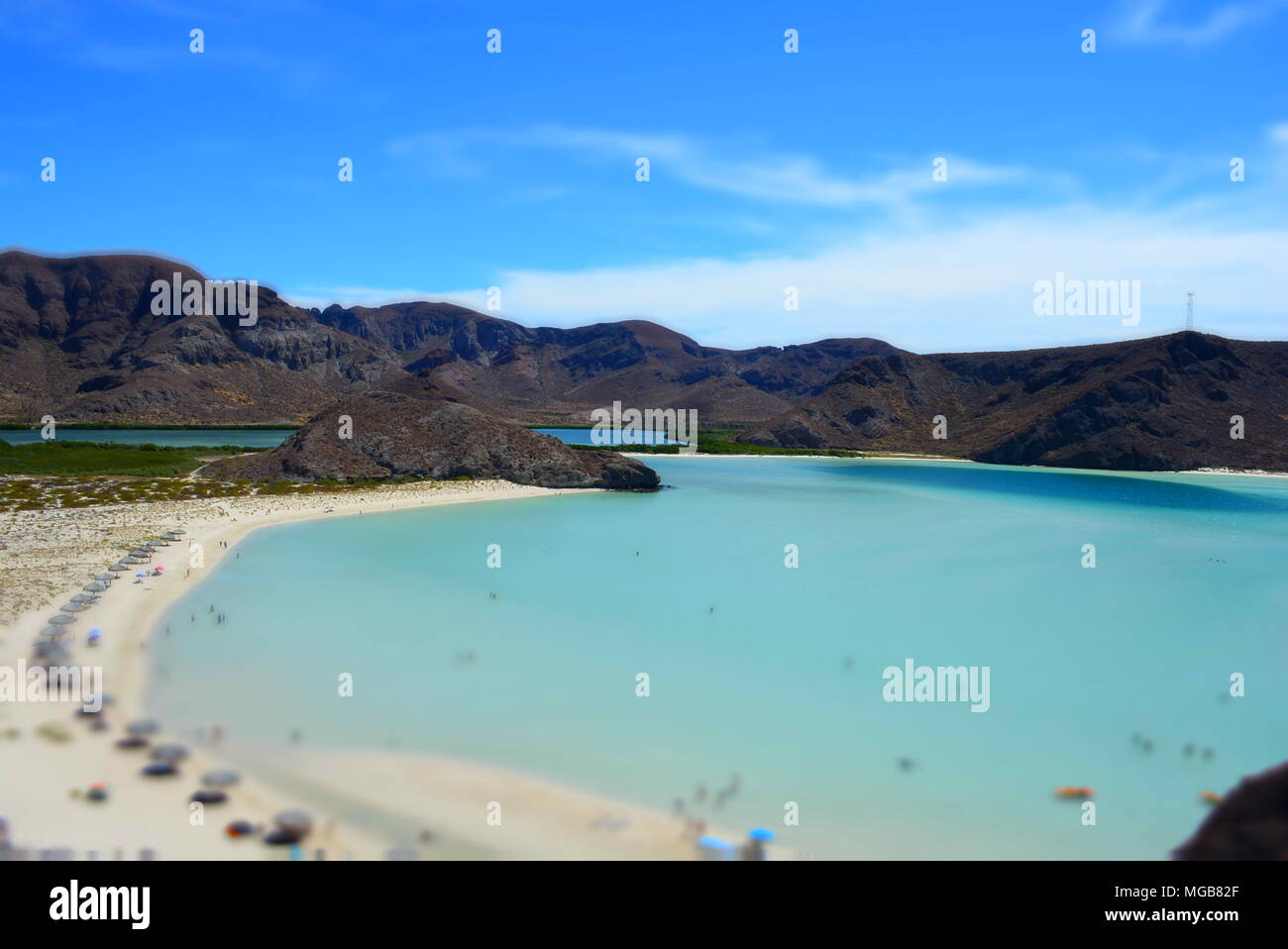 Balandra Strand Stockfoto