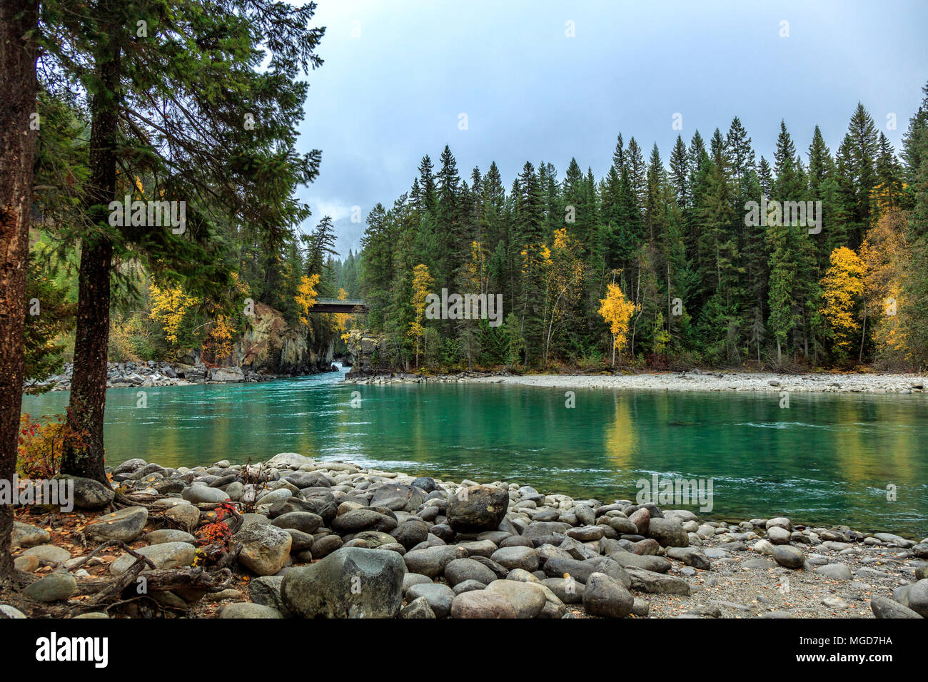 Rearguard Falls, BC, Kanada Stockfoto