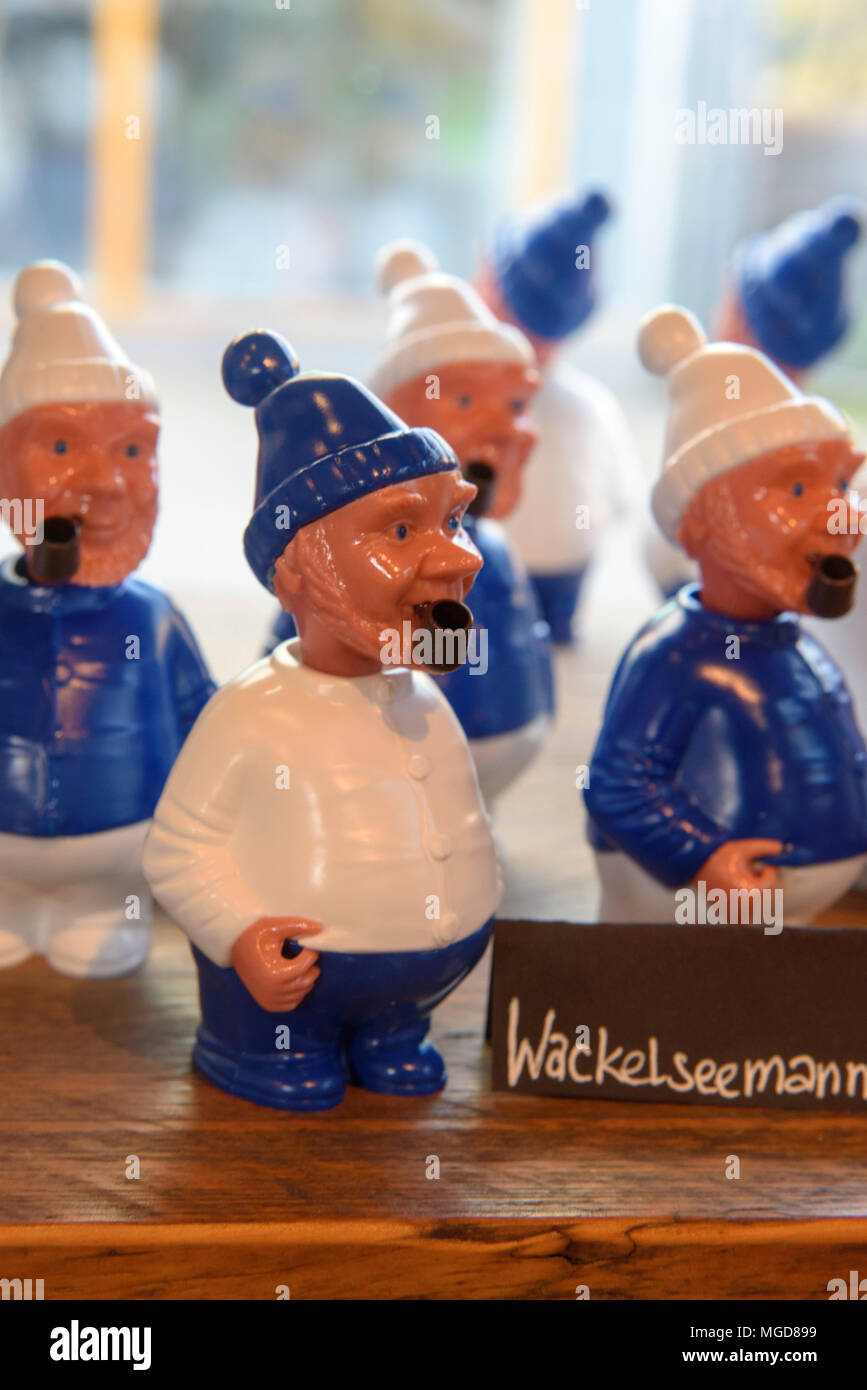Souvenirs im shop Hanseplatte, Neuer Kamp 32, Hamburg, Deutschland, Europa Stockfoto