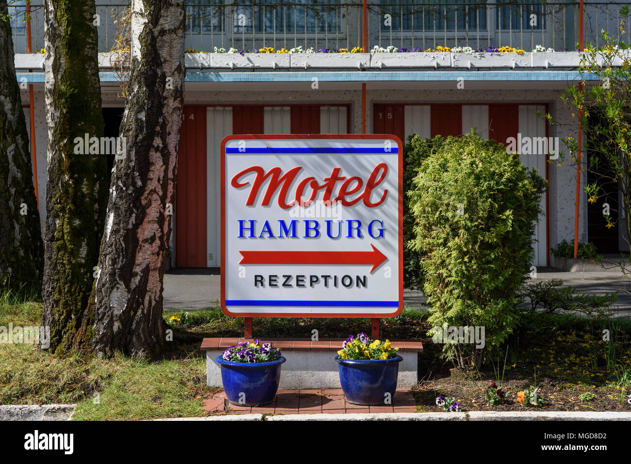 Motel Hamburg Hoheluftchaussee 117-119, Hamburg, Deutschland, Europa  Stockfotografie - Alamy