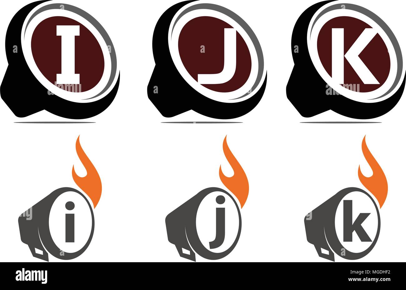 Ton Video Service Produktion eingestellt Stock Vektor