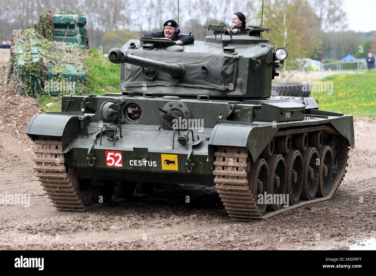 Comet Tank im Tank Museum, Bovington in Dorset. Credit Finnbarr