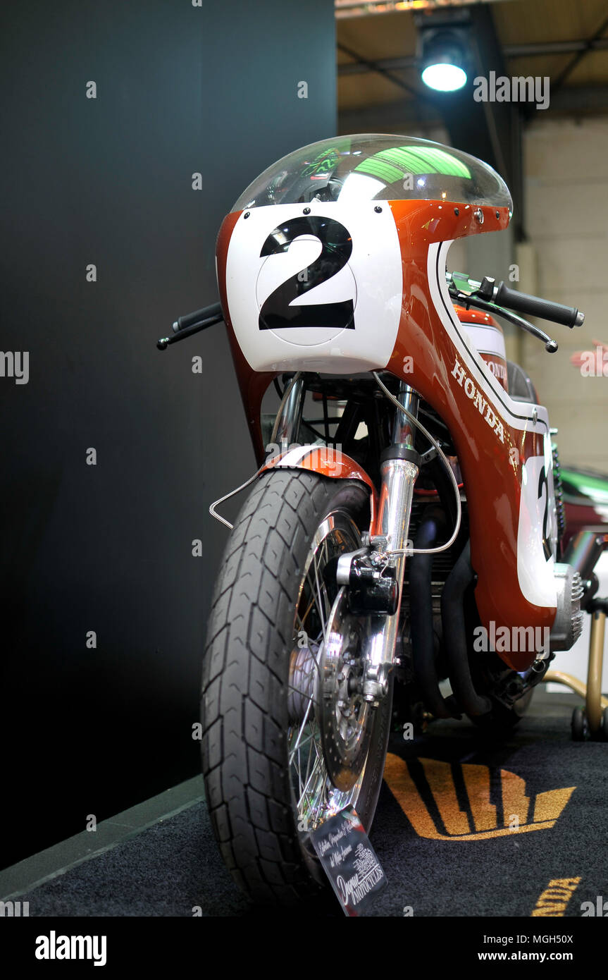 Auto Moto Ausstellung in Straßburg Stockfoto