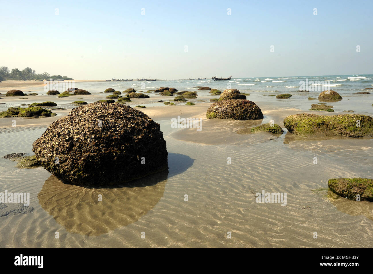 Cox's Bazar, Bangladesch - Februar 02, 2012: "Bangladesch ist eine wunderschöne Jungfrau und das Juwel in der Stirn ist Saint Martin's Island", ein Angebot, dass Ri Stockfoto