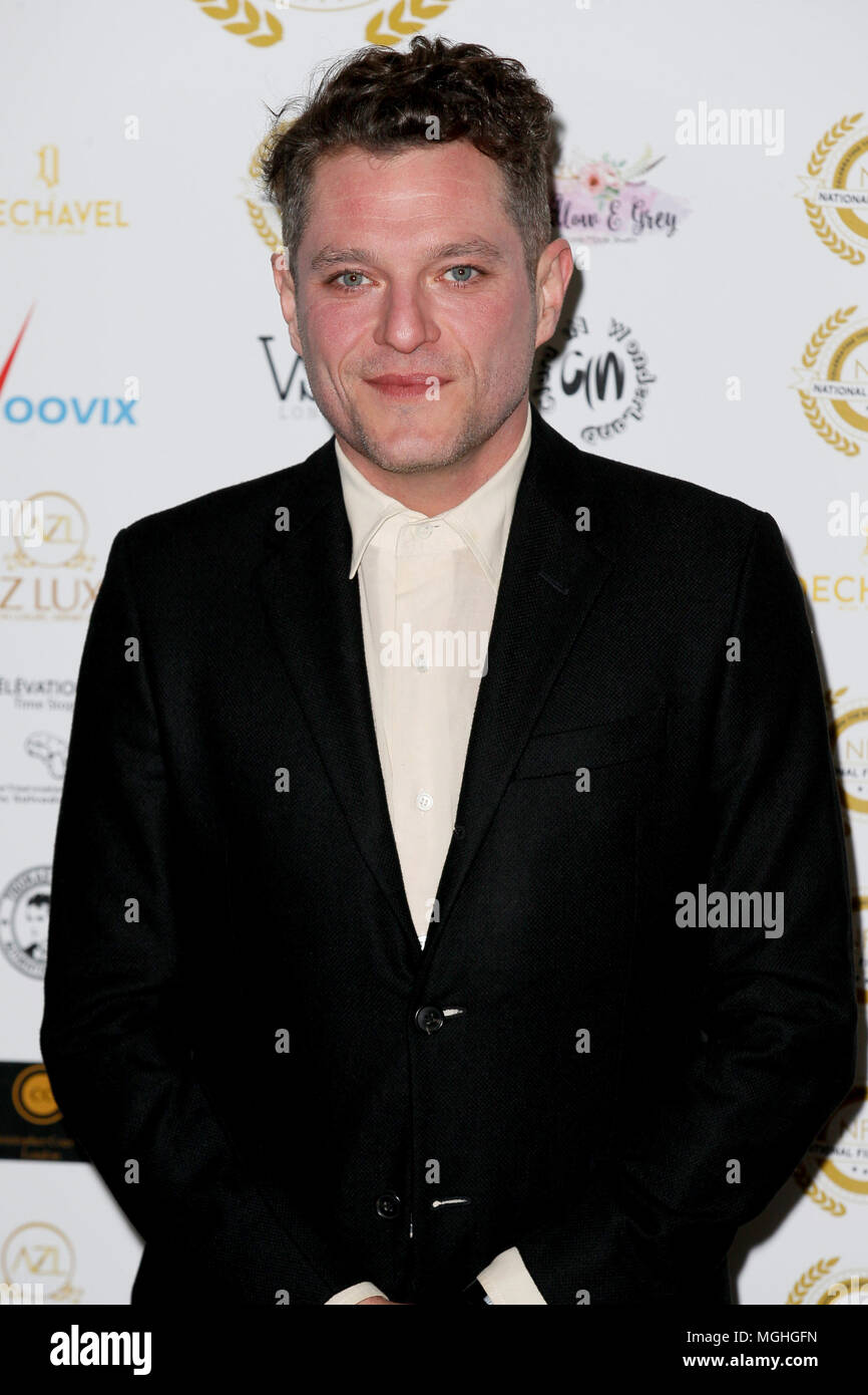 Die National Film Awards 2018 an der Porchester Hall - Ankunft mit: Mathew Horne Wo: London, Großbritannien Wann: 28 Mar 2018 Credit: Mario Mitsis/WENN.com gehalten Stockfoto