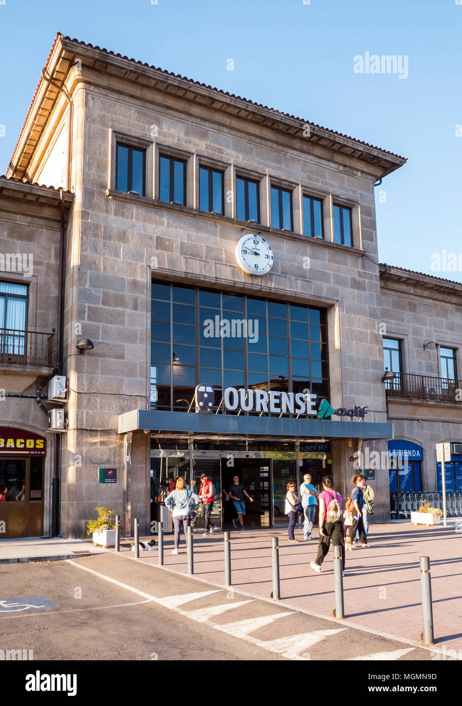 Estación de Trenes de Ourense. Galizien. España Stockfoto