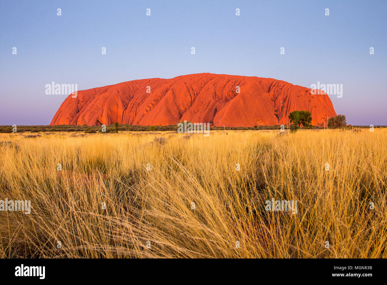 Uluru, Alice Springs, Australien Stockfoto