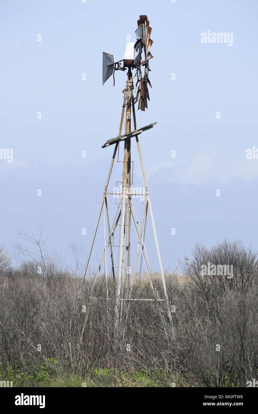 Texas Widmill Stockfoto