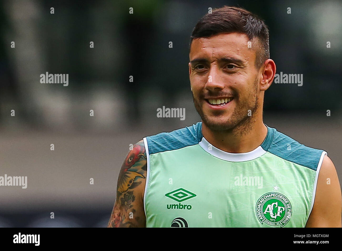 Sao Paulo Sp 29 04 2018 Palmeiras X Chapecoense Alan Ruschel Wahrend Des Spiels Zwischen Palmeiras Und