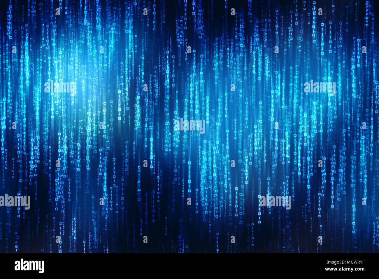 Digitale abstrakte Technologie Hintergrund, binäre Hintergrund, futuristischen Hintergrund, Cyberspace Konzept Stockfoto