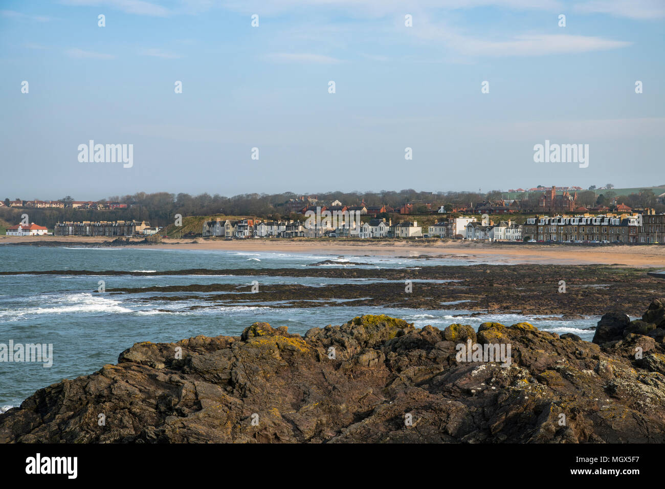 Milsey Bay North Berwick, Schottland Stockfoto