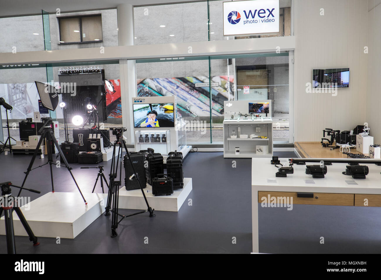Wex Wex, Foto, Fotografie, größten, Kamera, Store, in, Commercial Street, London, England, Hauptstadt, Stadt, Großbritannien, Großbritannien, Großbritannien, Großbritannien, Europa, Europäischen, Stockfoto