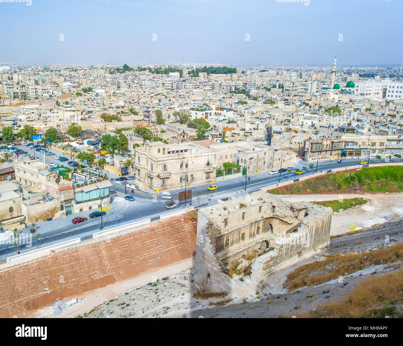 Landschaft Von Aleppo Syrien Die Grosste Stadt In Syrien Und Dient Als Die Hauptstadt Von Aleppo Governatorat Die Bevolkerungsreichste Provinz Syrien Stockfotografie Alamy