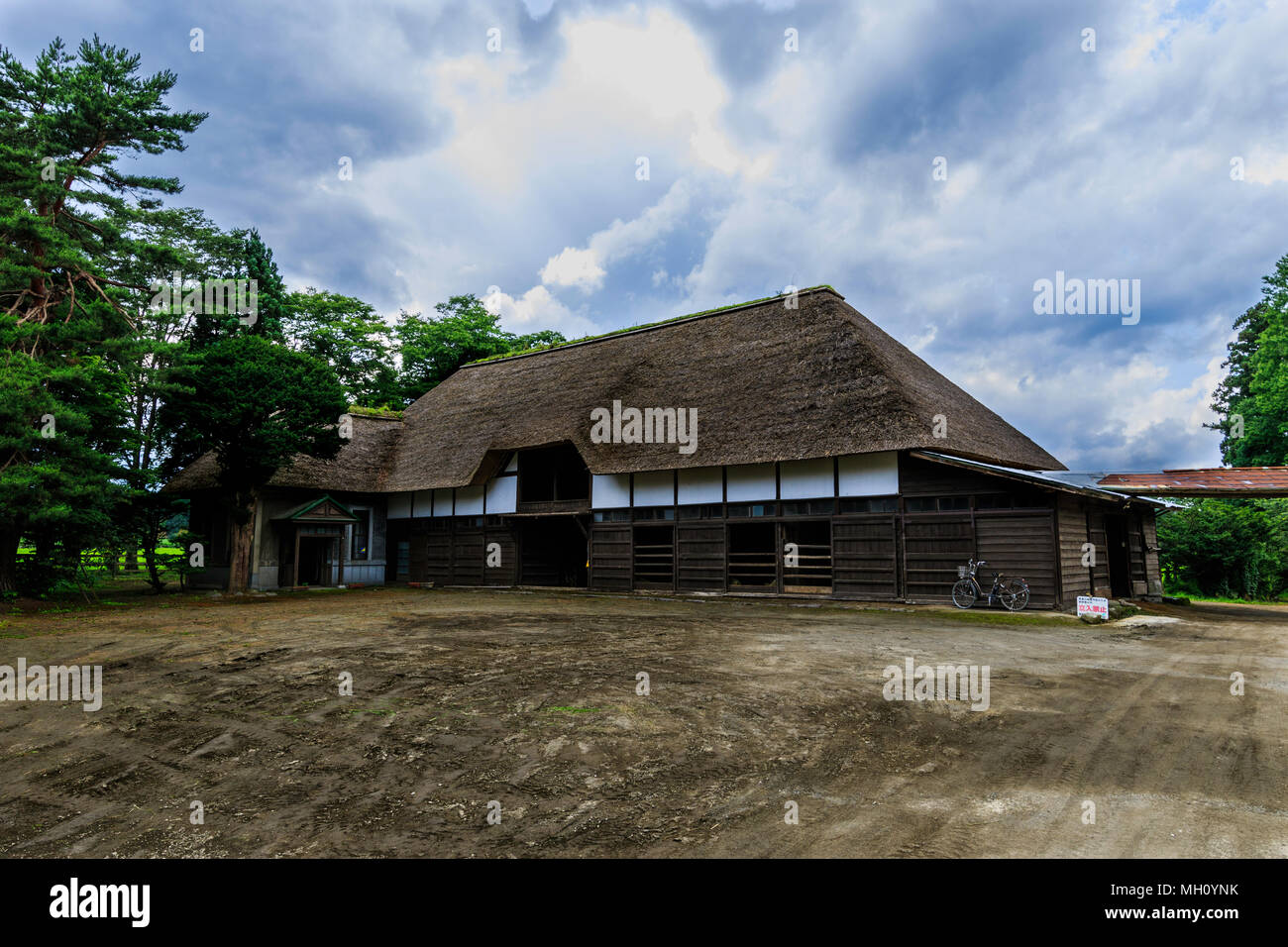 Japanische Edo Stil Home Stockfoto