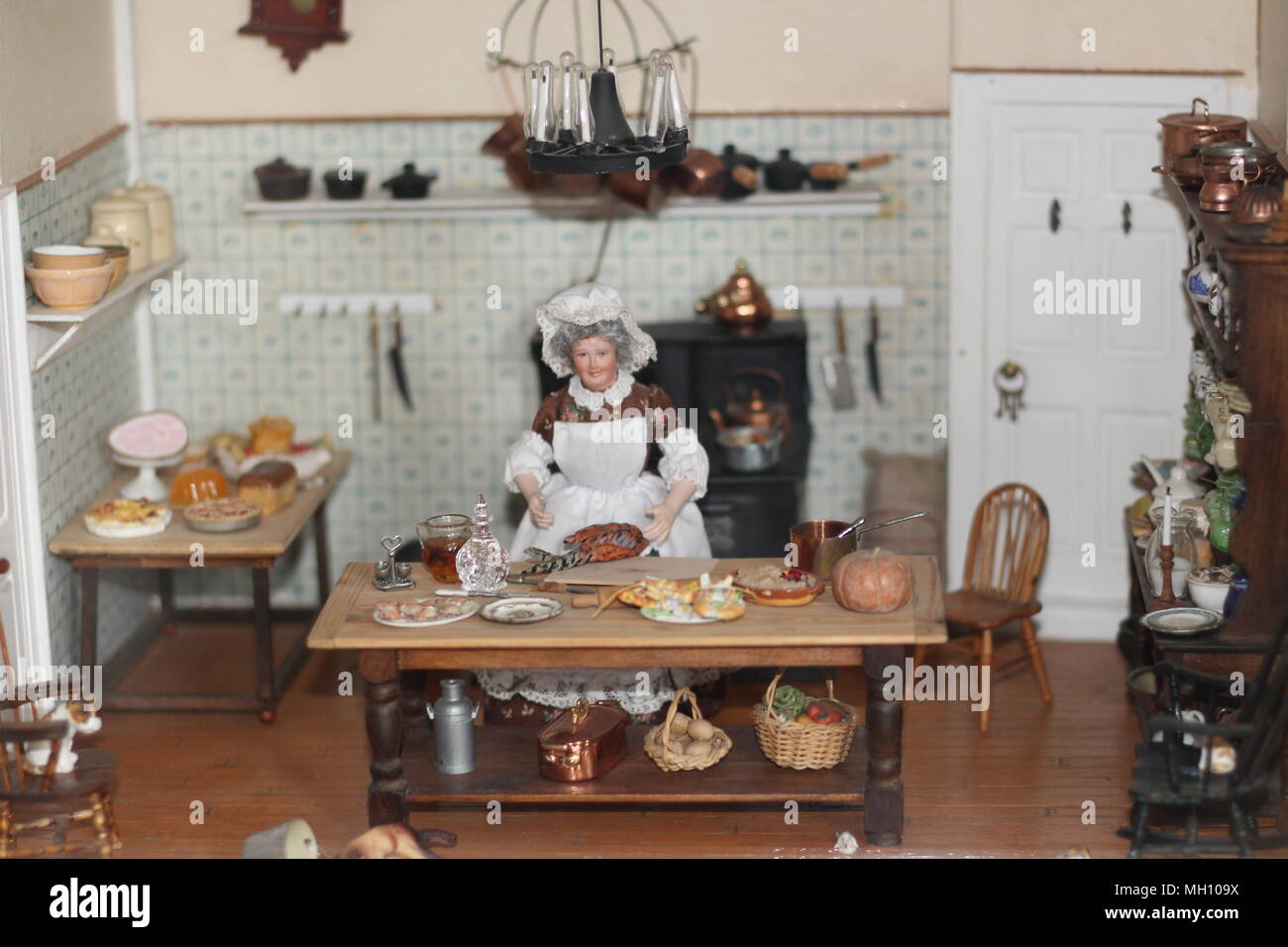 Melody Jane Puppenhaus Waschbrett – Miniatur-Küchenzubehör Im Maßstab 1:12, Aus Holz, Ca. 6 Cm Lang