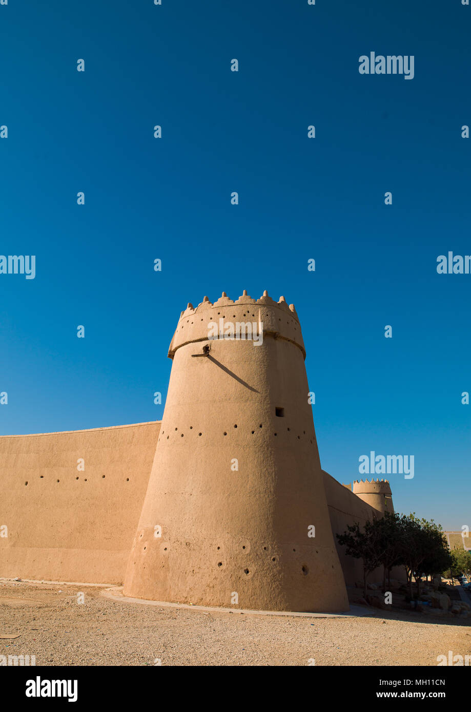 Al masmak befestigte Lehm und Schlamm-Brick schloss Wachtturm, Riad, Riyadh, Saudi Arabien Stockfoto
