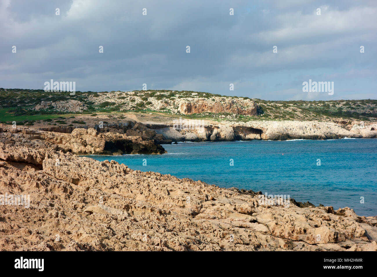Nationalpark Cape Greco, Mittelmeer, Zypern Stockfoto