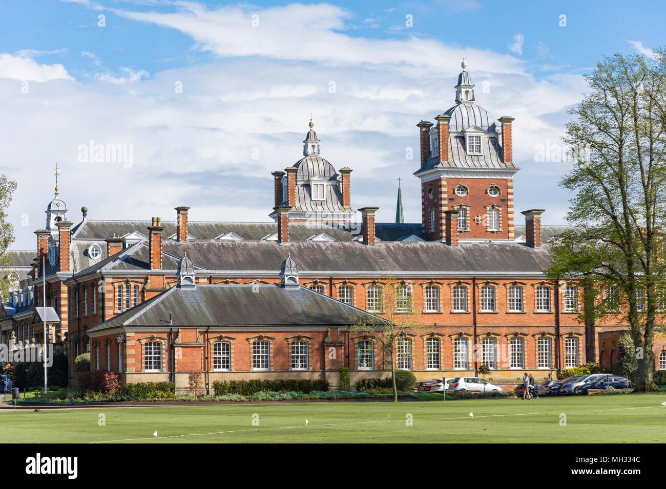 Hauptgebäude am Wellington College, Bracknell, Berkshire, Vereinigtes Königreich. Stockfoto
