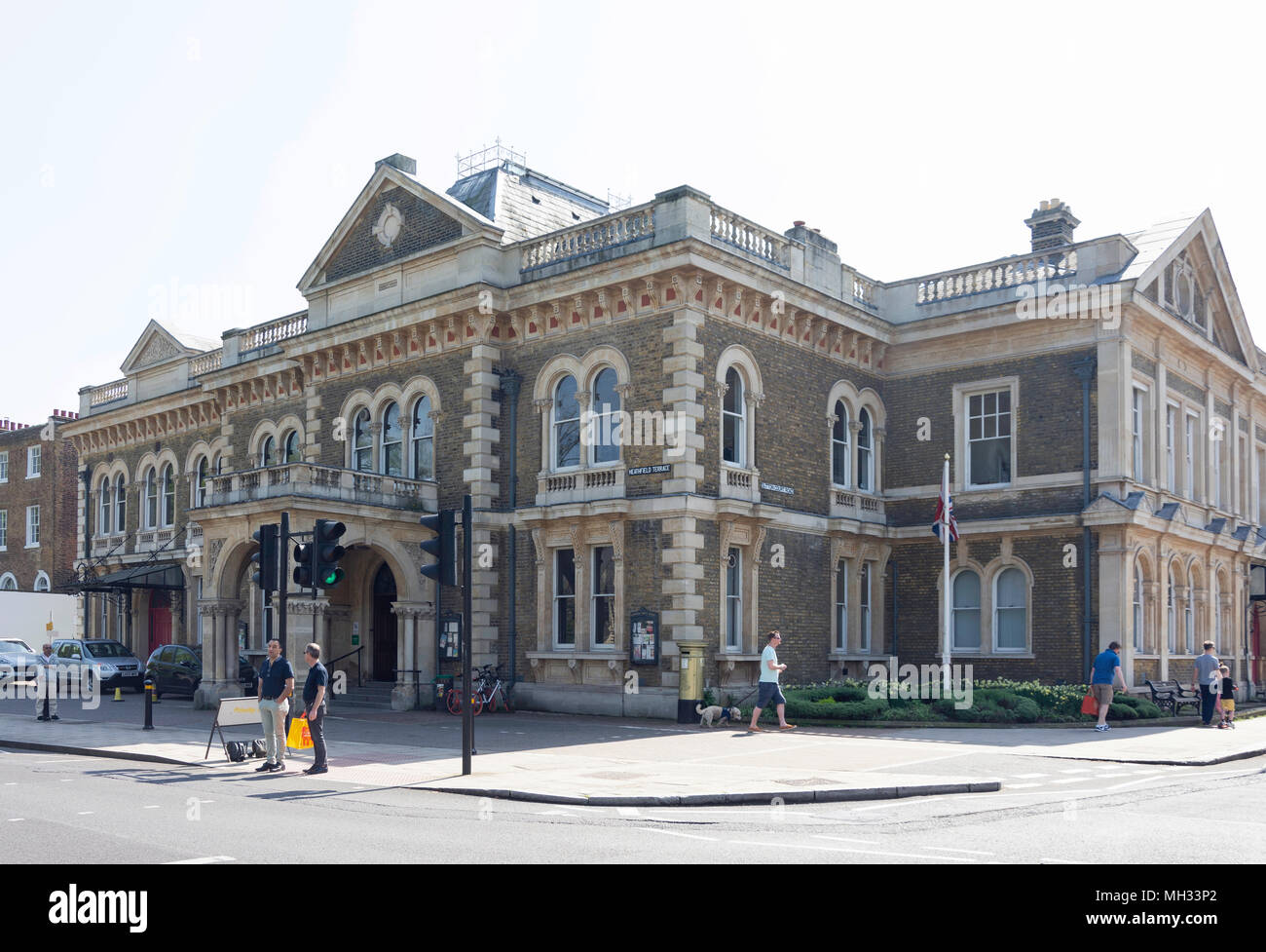 Chiswick Rathaus, Heathfield Terrace, Turnham Green, Chiswick, London Borough von Hounslow, Greater London, England, Vereinigtes Königreich Stockfoto