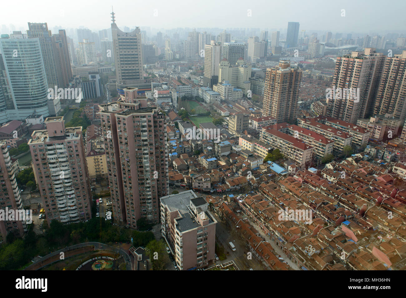 Shanghai China Stadtbild Stockfoto