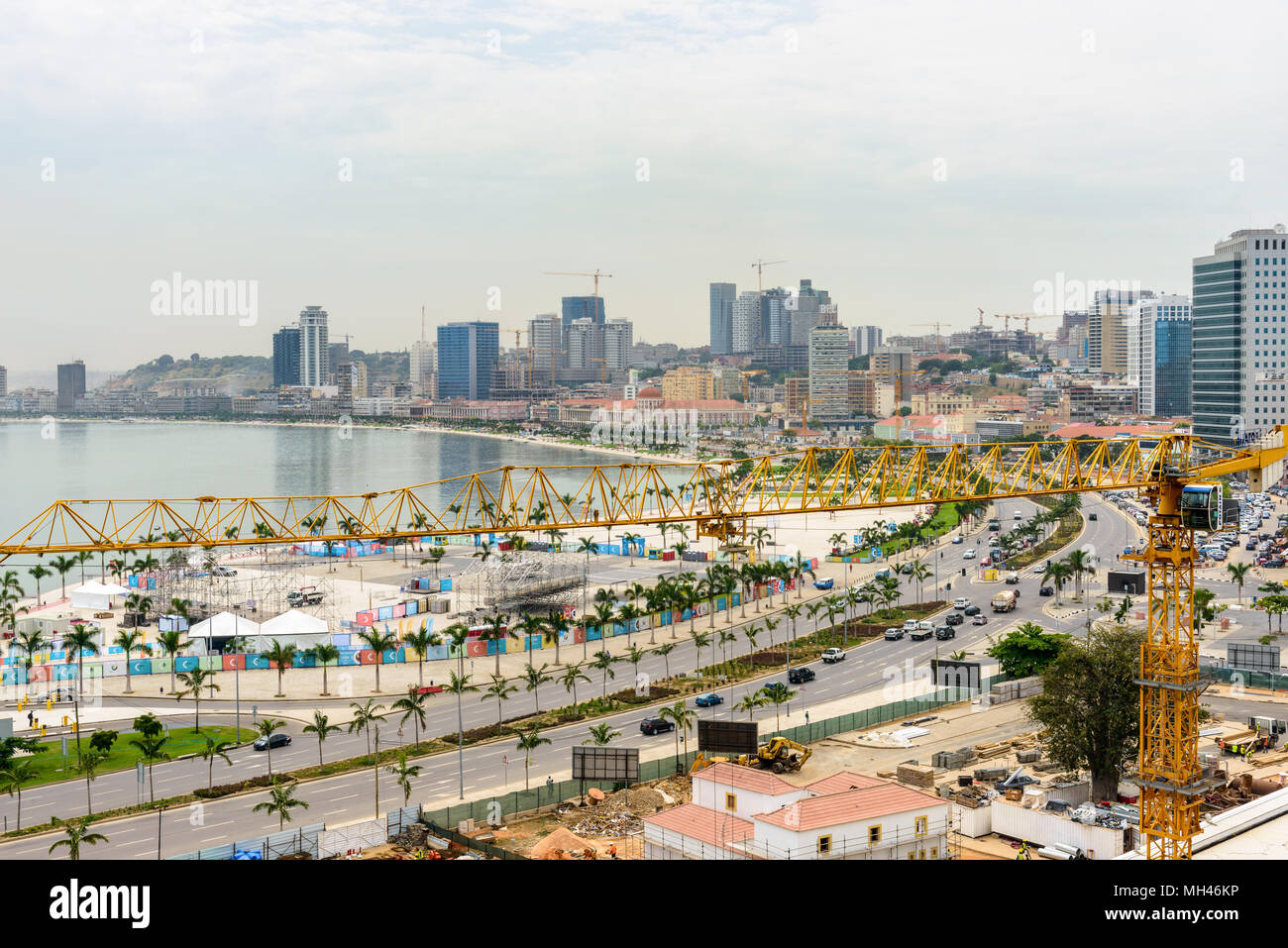 Stadt Luanda, Angola Stockfoto